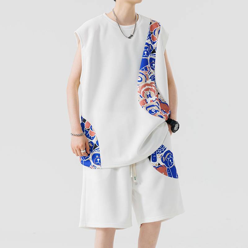 LBD-TZ8989 White (top+shorts)